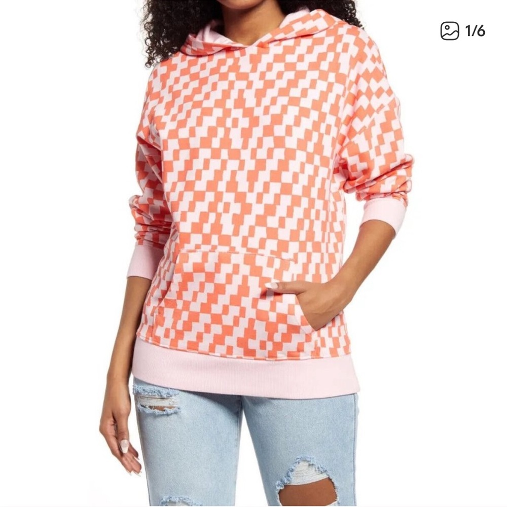 NWOT BP Nordstrom Checkered Hoodie